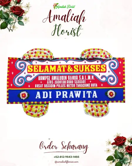 Papan Bunga Ucapan Selamat Kemirimuka